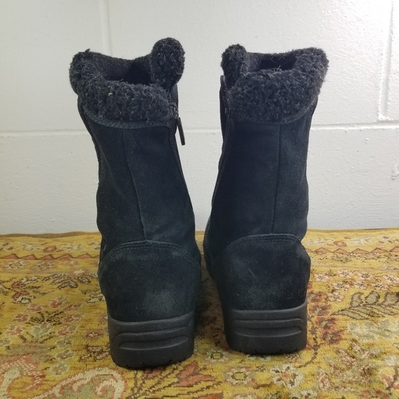 Sorel Waterfall black suede insulate winter boots - Picture 3 of 13